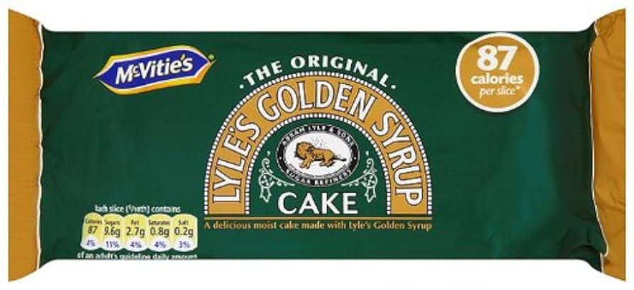 McVities	Lyle's Golden Syrup Cake 8 x 200g (case) - Out of Date